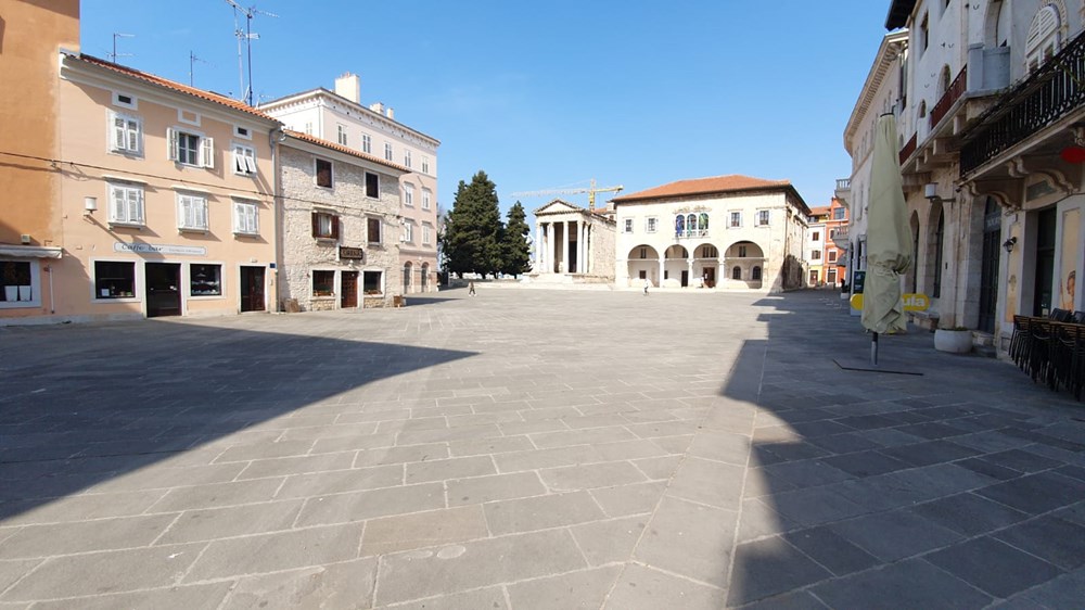 Pula u doba koronavirusa, 30. ožujka 2020. (Miran SPADA)